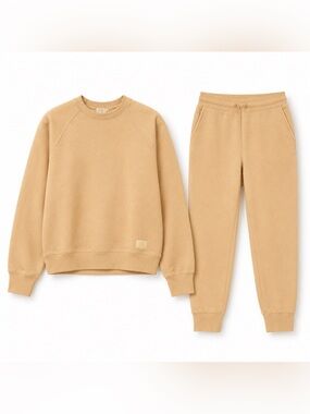 rag & bone Tan Sweatshirt and Joggers Set